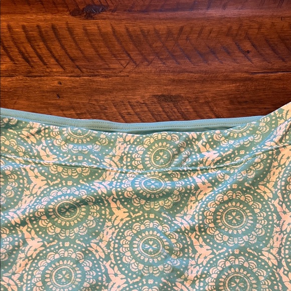 Tranquility by Colorado Clothing Green Patterned Mini Skort - Picture 5 of 7